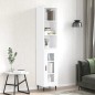vidaXL Highboard Hochglanz-Weiß 34,5x34x180 cm Holzwerkstoff vidaXL Highboard Hochglanz-Weiß 34,5x34x180 cm Holzwerkstoff