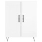 vidaXL Highboard Hochglanz-Weiß 69,5x34x180 cm Holzwerkstoff vidaXL Highboard Hochglanz-Weiß 69,5x34x180 cm Holzwerkstoff