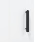 vidaXL Highboard Hochglanz-Weiß 34,5x34x180 cm Holzwerkstoff vidaXL Highboard Hochglanz-Weiß 34,5x34x180 cm Holzwerkstoff