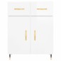 vidaXL Highboard Hochglanz-Weiß 69,5x34x180 cm Holzwerkstoff vidaXL Highboard Hochglanz-Weiß 69,5x34x180 cm Holzwerkstoff