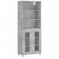 vidaXL Highboard Betongrau 69,5x34x180 cm Holzwerkstoff vidaXL Highboard Betongrau 69,5x34x180 cm Holzwerkstoff