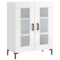 vidaXL Highboard Hochglanz-Weiß 69,5x34x180 cm Holzwerkstoff vidaXL Highboard Hochglanz-Weiß 69,5x34x180 cm Holzwerkstoff