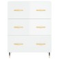 vidaXL Highboard Hochglanz-Weiß 69,5x34x180 cm Holzwerkstoff vidaXL Highboard Hochglanz-Weiß 69,5x34x180 cm Holzwerkstoff