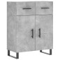 vidaXL Highboard Betongrau 69,5x34x180 cm Holzwerkstoff vidaXL Highboard Betongrau 69,5x34x180 cm Holzwerkstoff