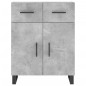 vidaXL Highboard Betongrau 69,5x34x180 cm Holzwerkstoff vidaXL Highboard Betongrau 69,5x34x180 cm Holzwerkstoff
