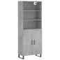vidaXL Highboard Betongrau 69,5x34x180 cm Holzwerkstoff vidaXL Highboard Betongrau 69,5x34x180 cm Holzwerkstoff