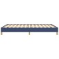 Bettgestell Blau 140x190 cm Stoff