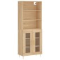 vidaXL Highboard Sonoma-Eiche 69,5x34x180 cm Holzwerkstoff vidaXL Highboard Sonoma-Eiche 69,5x34x180 cm Holzwerkstoff
