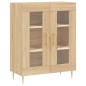 vidaXL Highboard Sonoma-Eiche 69,5x34x180 cm Holzwerkstoff vidaXL Highboard Sonoma-Eiche 69,5x34x180 cm Holzwerkstoff