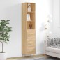 vidaXL Highboard Sonoma-Eiche 34,5x34x180 cm Holzwerkstoff vidaXL Highboard Sonoma-Eiche 34,5x34x180 cm Holzwerkstoff