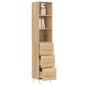 vidaXL Highboard Sonoma-Eiche 34,5x34x180 cm Holzwerkstoff vidaXL Highboard Sonoma-Eiche 34,5x34x180 cm Holzwerkstoff