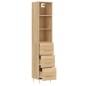 vidaXL Highboard Sonoma-Eiche 34,5x34x180 cm Holzwerkstoff vidaXL Highboard Sonoma-Eiche 34,5x34x180 cm Holzwerkstoff