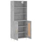 vidaXL Highboard Betongrau 69,5x34x180 cm Holzwerkstoff vidaXL Highboard Betongrau 69,5x34x180 cm Holzwerkstoff