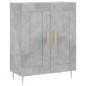 vidaXL Highboard Betongrau 69,5x34x180 cm Holzwerkstoff vidaXL Highboard Betongrau 69,5x34x180 cm Holzwerkstoff