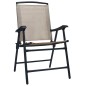 vidaXL 3-tlg. Bistro-Set Taupe Stahl vidaXL 3-tlg. Bistro-Set Taupe Stahl
