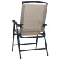 vidaXL 3-tlg. Bistro-Set Taupe Stahl vidaXL 3-tlg. Bistro-Set Taupe Stahl