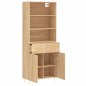 vidaXL Highboard Sonoma-Eiche 69,5x34x180 cm Holzwerkstoff vidaXL Highboard Sonoma-Eiche 69,5x34x180 cm Holzwerkstoff