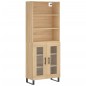 vidaXL Highboard Sonoma-Eiche 69,5x34x180 cm Holzwerkstoff vidaXL Highboard Sonoma-Eiche 69,5x34x180 cm Holzwerkstoff