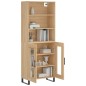vidaXL Highboard Sonoma-Eiche 69,5x34x180 cm Holzwerkstoff vidaXL Highboard Sonoma-Eiche 69,5x34x180 cm Holzwerkstoff