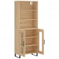 vidaXL Highboard Sonoma-Eiche 69,5x34x180 cm Holzwerkstoff vidaXL Highboard Sonoma-Eiche 69,5x34x180 cm Holzwerkstoff