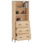 vidaXL Highboard Sonoma-Eiche 69,5x34x180 cm Holzwerkstoff vidaXL Highboard Sonoma-Eiche 69,5x34x180 cm Holzwerkstoff