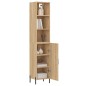 vidaXL Highboard Sonoma-Eiche 34,5x34x180 cm Holzwerkstoff vidaXL Highboard Sonoma-Eiche 34,5x34x180 cm Holzwerkstoff