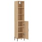 vidaXL Highboard Sonoma-Eiche 34,5x34x180 cm Holzwerkstoff vidaXL Highboard Sonoma-Eiche 34,5x34x180 cm Holzwerkstoff