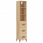 vidaXL Highboard Sonoma-Eiche 34,5x34x180 cm Holzwerkstoff vidaXL Highboard Sonoma-Eiche 34,5x34x180 cm Holzwerkstoff