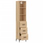 vidaXL Highboard Sonoma-Eiche 34,5x34x180 cm Holzwerkstoff vidaXL Highboard Sonoma-Eiche 34,5x34x180 cm Holzwerkstoff