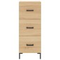vidaXL Highboard Sonoma-Eiche 34,5x34x180 cm Holzwerkstoff vidaXL Highboard Sonoma-Eiche 34,5x34x180 cm Holzwerkstoff
