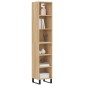 vidaXL Highboard Sonoma-Eiche 34,5x32,5x180 cm Holzwerkstoff vidaXL Highboard Sonoma-Eiche 34,5x32,5x180 cm Holzwerkstoff