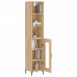 vidaXL Highboard Sonoma-Eiche 34,5x34x180 cm Holzwerkstoff vidaXL Highboard Sonoma-Eiche 34,5x34x180 cm Holzwerkstoff