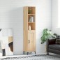 vidaXL Highboard Sonoma-Eiche 34,5x34x180 cm Holzwerkstoff vidaXL Highboard Sonoma-Eiche 34,5x34x180 cm Holzwerkstoff