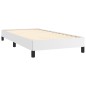 Bettgestell Weiß 90x200 cm Kunstleder Bettgestell Weiß 90x200 cm Kunstleder