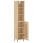vidaXL Highboard Sonoma-Eiche 34,5x34x180 cm Holzwerkstoff vidaXL Highboard Sonoma-Eiche 34,5x34x180 cm Holzwerkstoff