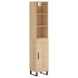 vidaXL Highboard Sonoma-Eiche 34,5x34x180 cm Holzwerkstoff vidaXL Highboard Sonoma-Eiche 34,5x34x180 cm Holzwerkstoff