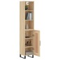 vidaXL Highboard Sonoma-Eiche 34,5x34x180 cm Holzwerkstoff vidaXL Highboard Sonoma-Eiche 34,5x34x180 cm Holzwerkstoff