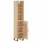 vidaXL Highboard Sonoma-Eiche 34,5x34x180 cm Holzwerkstoff vidaXL Highboard Sonoma-Eiche 34,5x34x180 cm Holzwerkstoff