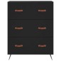 vidaXL Highboard Schwarz 69,5x34x180 cm Holzwerkstoff vidaXL Highboard Schwarz 69,5x34x180 cm Holzwerkstoff