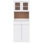 vidaXL Highboard ALTA Weiß 77x35x188 cm Massivholz Kiefer vidaXL Highboard ALTA Weiß 77x35x188 cm Massivholz Kiefer