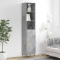 vidaXL Highboard Betongrau 34,5x34x180 cm Holzwerkstoff vidaXL Highboard Betongrau 34,5x34x180 cm Holzwerkstoff