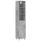 vidaXL Highboard Betongrau 34,5x34x180 cm Holzwerkstoff vidaXL Highboard Betongrau 34,5x34x180 cm Holzwerkstoff