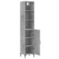 vidaXL Highboard Betongrau 34,5x34x180 cm Holzwerkstoff vidaXL Highboard Betongrau 34,5x34x180 cm Holzwerkstoff