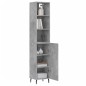 vidaXL Highboard Betongrau 34,5x34x180 cm Holzwerkstoff vidaXL Highboard Betongrau 34,5x34x180 cm Holzwerkstoff