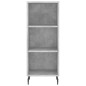 vidaXL Highboard Betongrau 34,5x32,5x180 cm Holzwerkstoff vidaXL Highboard Betongrau 34,5x32,5x180 cm Holzwerkstoff