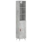 vidaXL Highboard Betongrau 34,5x34x180 cm Holzwerkstoff vidaXL Highboard Betongrau 34,5x34x180 cm Holzwerkstoff