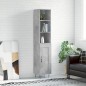 vidaXL Highboard Betongrau 34,5x34x180 cm Holzwerkstoff vidaXL Highboard Betongrau 34,5x34x180 cm Holzwerkstoff