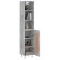 vidaXL Highboard Betongrau 34,5x34x180 cm Holzwerkstoff vidaXL Highboard Betongrau 34,5x34x180 cm Holzwerkstoff