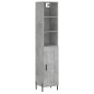 vidaXL Highboard Betongrau 34,5x34x180 cm Holzwerkstoff vidaXL Highboard Betongrau 34,5x34x180 cm Holzwerkstoff