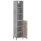 vidaXL Highboard Betongrau 34,5x34x180 cm Holzwerkstoff vidaXL Highboard Betongrau 34,5x34x180 cm Holzwerkstoff